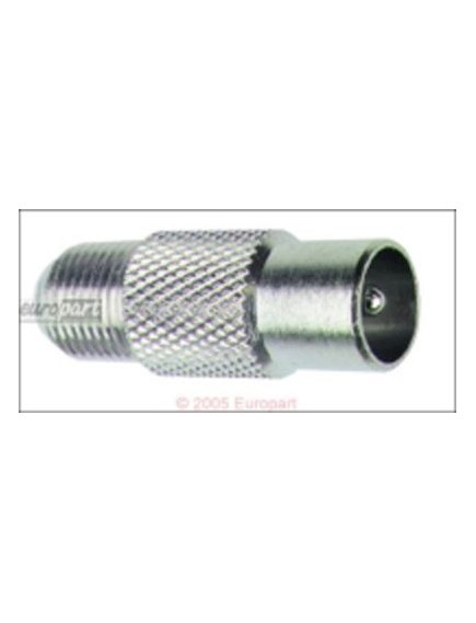 Adapter(UE)F-Buchse/Koax-Stecker F-Buchse auf Koax-Stecker