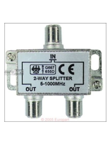 BK-Verteiler 2fach Verteild?mpfung 4 dB BK-Verteiler 2fach Verteild?mpfung 4 dB