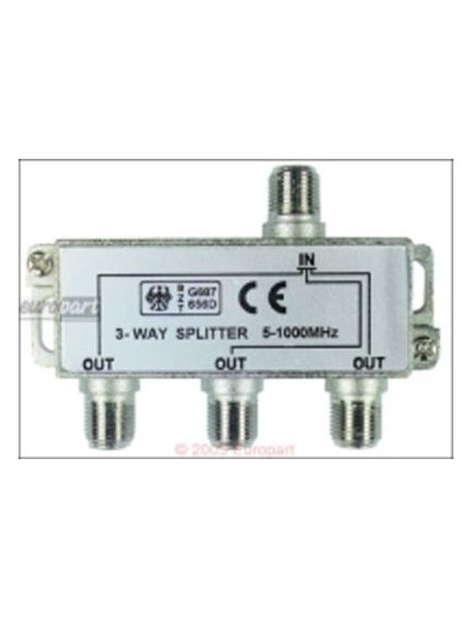 BK-Verteiler 3fach Verteild?mpfung 5,7 dB BK-Verteiler 3fach Verteild?mpfung 5,7 dB