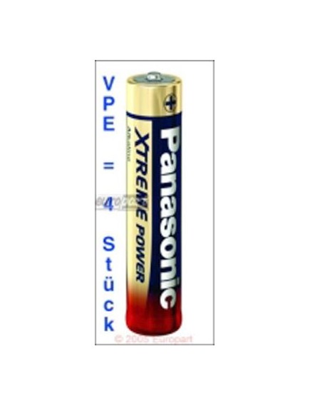 Batterie Micro/AAA/LR03X AAA - VPE 4 St?ck -