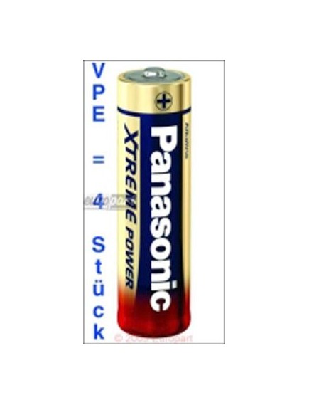 Batterie Mignon/AA/LR6X AA - VPE 4 St?ck -