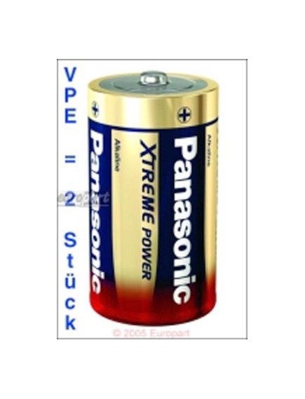 Batterie Mono/D/LR20X D - VPE 2 St?ck -