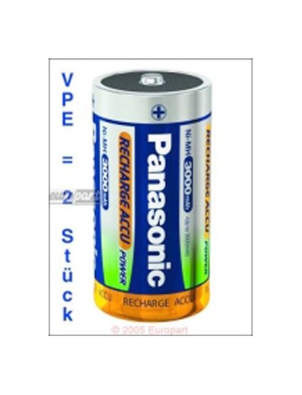 Akku Baby/C/P14P, 3000mAh C    - VPE 2 St?ck -   NiMH-Akku, h?here Leistung