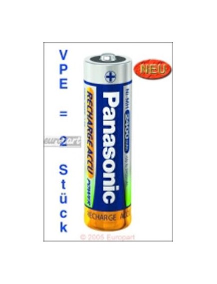 Akku Mignon/AA/P6P, bis2600mAh AA  - VPE 2 St?ck - NiMH-Akku, h?here Leistung / k