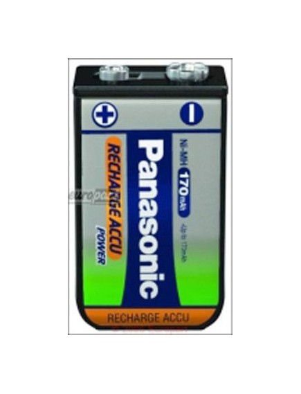 Akku 9-V-Block/P22P, 170mAh 9 V   - NiMH-Akku, h?here Leistung / kein Memory-E