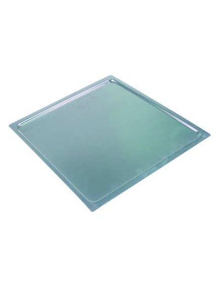 baking sheet W 365mm L 325mm H 10mm aluminium inner edges rounded