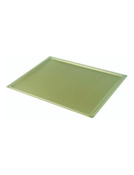 Baking sheet steel H 10mm L 320mm W 435mm inner edges rounded PTFE coated