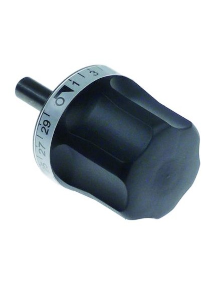 Adjusting knob ? 70mm shaft ? 14mm shaft L 50mm turn direction left suitable for RHEININGHAUS