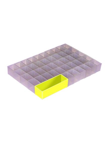 Assortment case insert H 47mm W 157mm B4/1 suitable for G3/G4 D 54mm