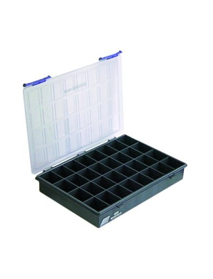 Assortment case polypropylene load capacity 5kg G3-32 32 compartments external size 338x261x57mm