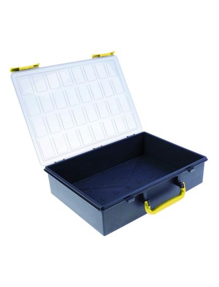Assortment case polypropylene G3-0C A/B/C no inserts external size 338x261x78mm