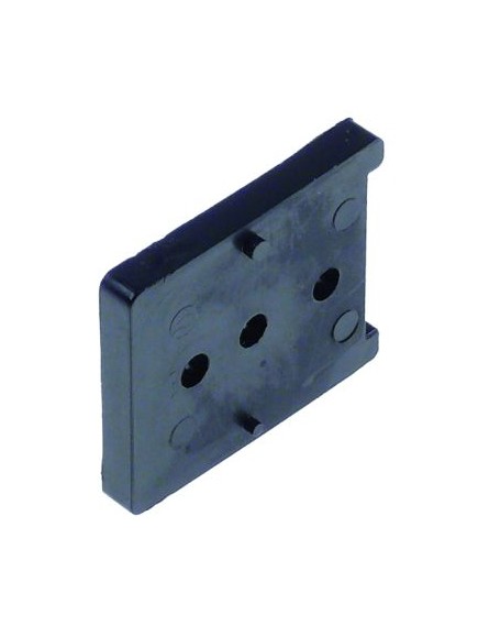 base plate walk-in fridge mounting distance 25mm L 48mm W 40mm H 8mm thickness 6mm type JUMBO 6000