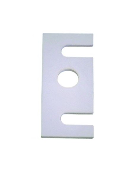 base plate H 1mm L 47,5mm W 21mm plastic hole distance 31mm type PRESTO no. 6186