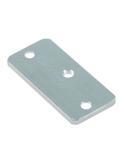 base plate L 75mm W 35mm H 4mm for door handle mounting distance 60mm
