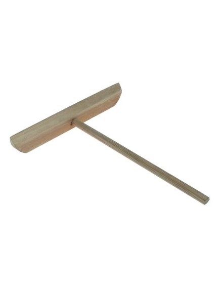 batter spreader for crepes maker L 320mm W 275mm wood