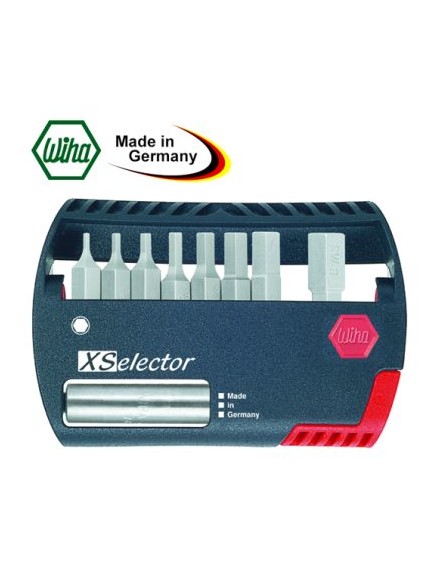 Bit set hexagonal sizes 1.5/2/2.5/3/4/5/6/8 with magnetic holder 9-piece Bit set hexagonal sizes 1.5/2/2.5/3/4/5/6/8 with magnetic holder 9-piece