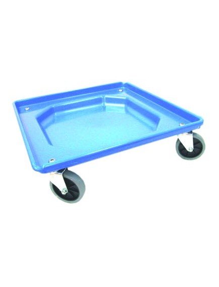 Basket transport trolley plastic without handle for basket 500x500mm