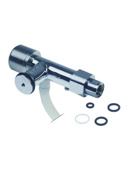 milk foamer connection 1/8  stainless steel