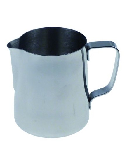 milk jug stainless steel capacity 0,35l ? 79mm H 95mm capacity 12oz