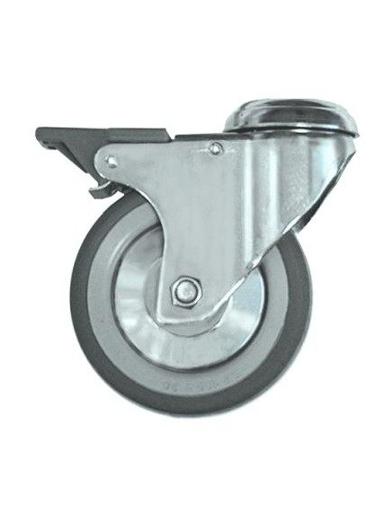 Swivel castor with swivel brake ? 100mm bolt hole Rational 2005.0402S